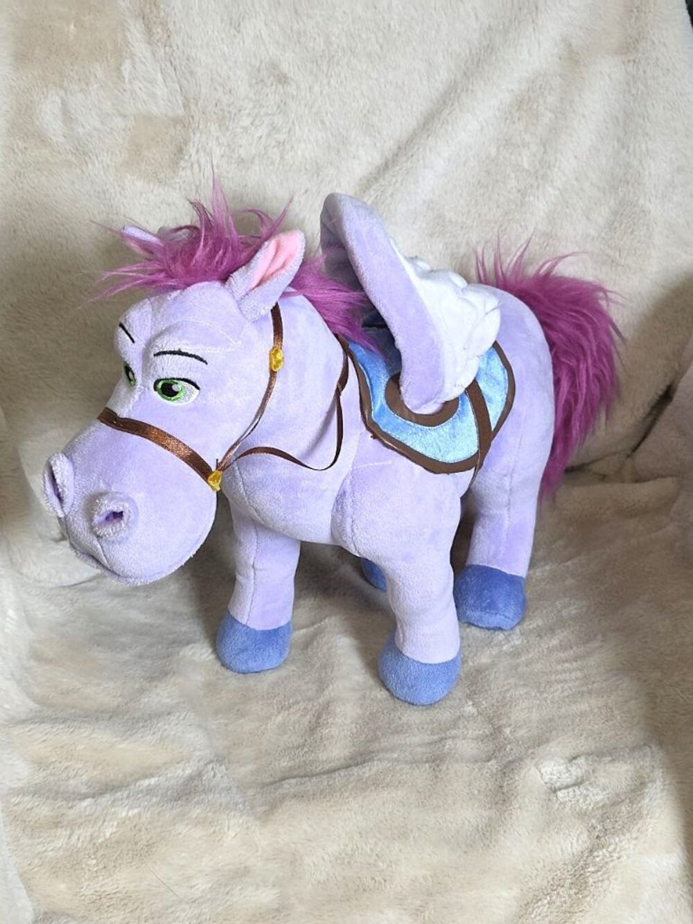 RARE DISNEY STORE PURPLE MINIMUS SOFIA THE FIRST PEGASUS CHARACTER TOY HORSE TOY